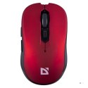 DEFENDER MYSZ BEZPRZEWODOWA GASSA MM-105 RF SILENT CLICK CZERWONA 52103