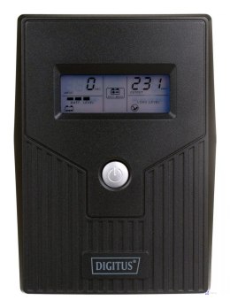 Digitus DN-170064-LCD zasilacz UPS Technologia line-interactive 0,8 kVA 480 W 2 x gniazdo sieciowe (OUTLET)