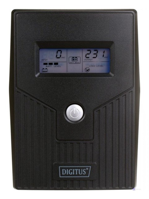 Digitus DN-170064-LCD zasilacz UPS Technologia line-interactive 0,8 kVA 480 W 2 x gniazdo sieciowe (OUTLET)