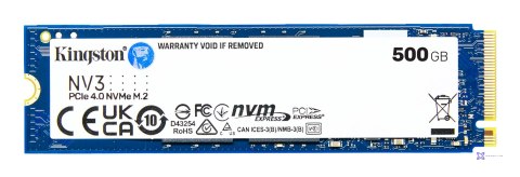 Kingston DYSK SSD 500G NV3 M.2 2280 PCIe 4.0 NVMe