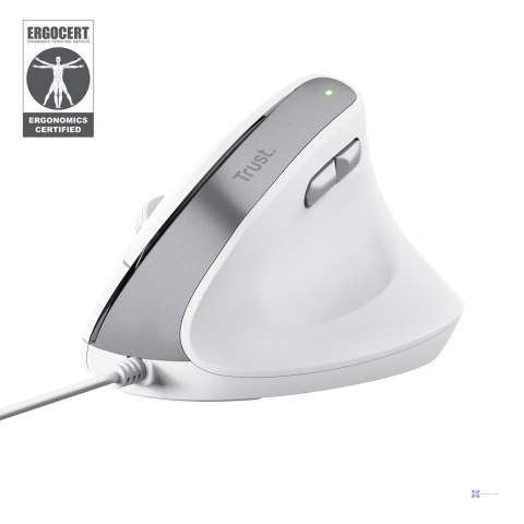 Mysz Trust BAYO II ERGONOMIC White