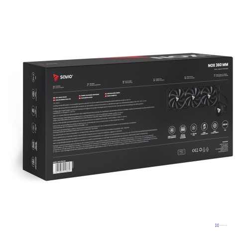 SAVIO CHŁODZENIE WODNE CPU 360 MM NOX