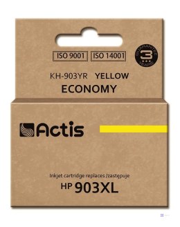 Actis KH-903YR Tusz (zamiennik HP 903XL T6M11AE; Standard; 12ml; żółty) - Nowy Chip