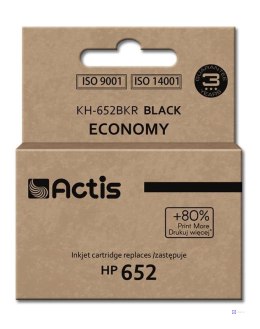 Actis KH-652BKR Tusz (zamiennik HP 652 F6V25AE; Standard; 15 ml; 650 stron, czarny)