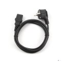 Kabel zasilający komputerowy IEC 320 C13 Gembird PC-186 (1,8 m)