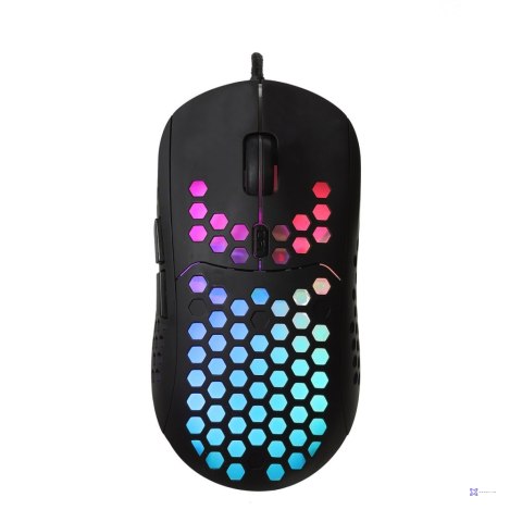 MYSZ ART optyczna dla graczy ART 6400DPI USB RGB AM-99 ultralekka