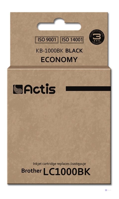 Actis KB-1000BK Tusz (zamiennik Brother LC1000BK/LC970BK; Standard; 36 ml; czarny)