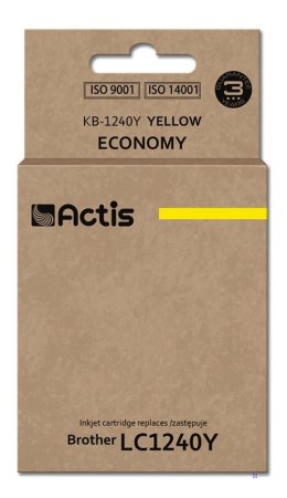 Actis KB-1240Y Tusz (zamiennik Brother LC1240Y/LC1220Y; Standard; 19 ml; żółty)