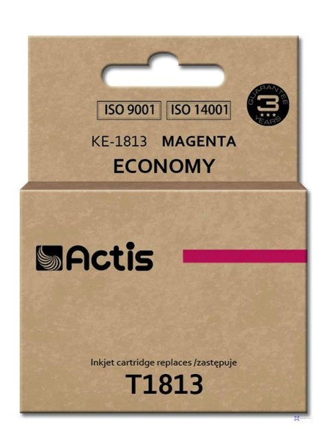 Actis KE-1813 Tusz (zamiennik Epson T1813; Standard; 15 ml; czerwony)