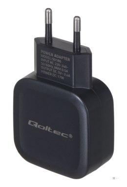 Ładowarka sieciowa Qoltec 50186 (3400 mA; 17W; USB)