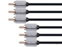 Kabel 3RCA-3RCA component 3.0m Kruger&Matz