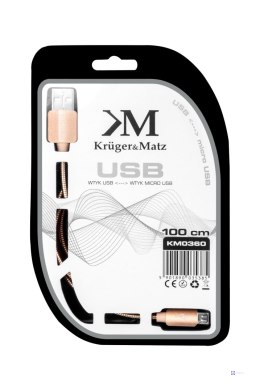 Kabel USB - micro USB 1m Kruger&Matz