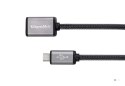 Kabel USB - micro USB gniazdo-wtyk 1.0m Kruger&Matz