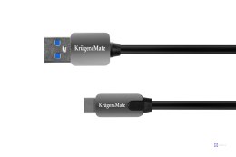 Kabel USB wtyk 3.0 - wtyk typu C 5 Gbps 0,5m Kruger&Matz