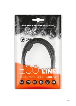 Kabel jack 3.5 wtyk-gniazdo 1.8m Cabletech Eco-Line