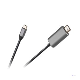 Kabel wtyk HDMI - wtyk typu C 1m