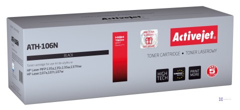 Activejet ATH-106N Toner (zamiennik HP W1106A; Supreme; 1000 stron; czarny)