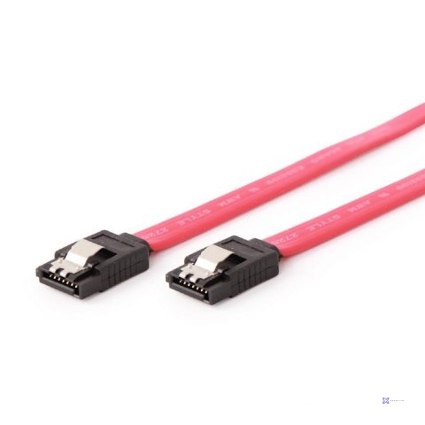 Kabel SATA DATA III (6GB/S) 30cm CC-SATAM-DATA-0.3M Gembird (czerwony)