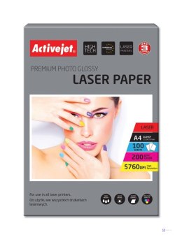Activejet AP4-200G100L Papier fotograficzny błyszczący (A4; 100 szt.)