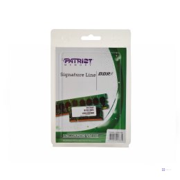 Pamięć Patriot Memory Signature PSD34G160081S (DDR3 SO-DIMM; 1 x 4 GB; 1600 MHz; CL11)