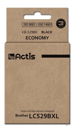 Actis KB-529Bk Tusz (zamiennik Brother LC529BK; Standard; 58 ml; czarny)