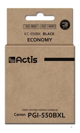 Actis KC-550Bk Tusz (zamiennik Canon PGI-550BK; Standard; 23 ml; czarny)