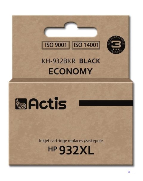 Actis KH-932BKR Tusz (zamiennik HP 932XL CN053AE; Standard; 30 ml; czarny)