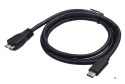 Kabel USB 3.0 typ C(Micro BM/CM) 1m czarny Gembird