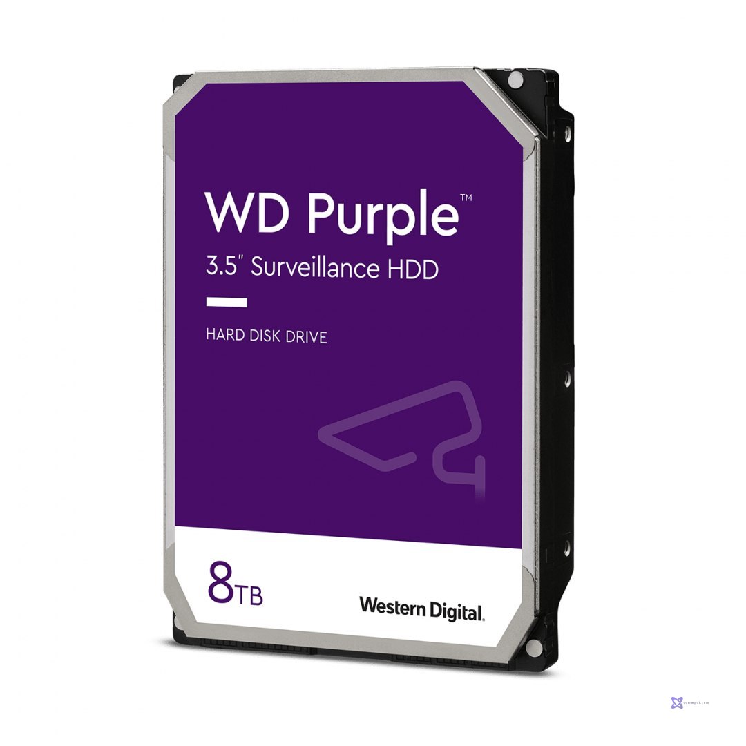 Dysk HDD WD Purple WD84PURZ (8 TB ; 3.5"; 128 MB; 5640 obr/min)