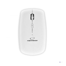 Mysz Esperanza EM120W (optyczna; 1600 DPI; kolor biały)