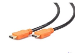 Kabel HDMI High Speed Ethernet Gembird CC-HDMI4L-1M (pomarańczowo-czarny) 1 m