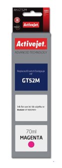 Activejet AH-GT52M Tusz (zamiennik HP GT52M M0H55AE; Supreme; 70 ml; 8000 stron, czerwony)