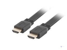 Kabel Lanberg CA-HDMI-21CU-0010-BK (HDMI M - HDMI M; 1m; kolor czarny)