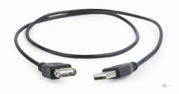 Kabel przedłużacz USB 2.0 Gembird AM-AF 0,75 m (czarny)