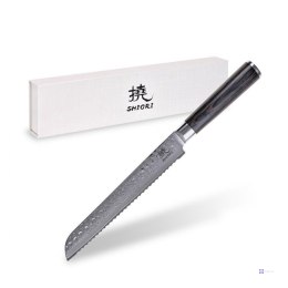 Nóż do pieczywa Shiori Chairo Surai ze stali damasceńskiej