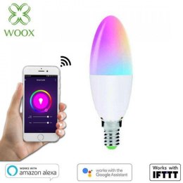 Żarówka Smart Woox LED Wi-Fi Kolorowa RGB+CCT 5W E14 2700K-6500K