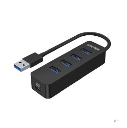 HUB USB-A Unitek H1117A 4xUSB-A 3.1, aktywny, 10W