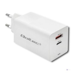 Ładowarka GaN Qoltec FAST 65W | 5-20V | 2.25-3.25A | USB | USB typ C PD