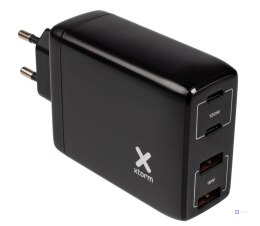 Ładowarka sieciowa Xtorm 4 port, 2x USB-C PD100W + 2x USB QC 3.0 (18W), SuperSilicon, GaN, czarna