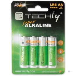 Baterie alkaliczne Techly 1,5V AA LR6 4szt.