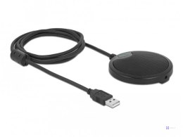 Mikrofon Delock wielokierunkowy stołowy kondensatorowy USB 2.0