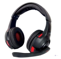 Słuchawki z mikrofonem Esperanza EGH370 Stryker dla graczy czarno-czerwone