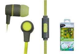 Słuchawki z mikrofonem VAKOSS SK-214G szaro-żółte