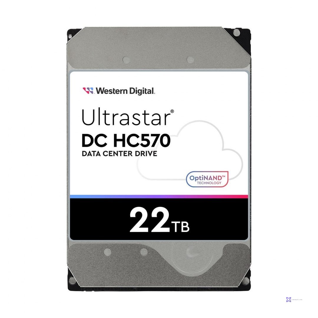 Dysk Western Digital Ultrastar DC HC570 He22 22TB 3,5" 512MB SATA 6Gb/s 512e DC SE WUH722222ALE6L4
