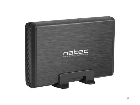 Obudowa na dysk HDD/SSD Natec RHINO USB 3.0 3.5" ALU Black Slim