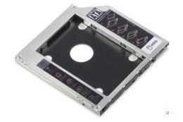 Ramka Digitus SSD/HDD do CD/DVD/Blu-ray, SATA na SATA, 9,5mm