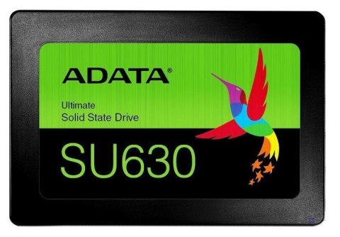 Dysk SSD ADATA Ultimate SU630 960GB 2,5" SATA3 (520/450 MB/s) 7mm, 3D QLC / Black Retail