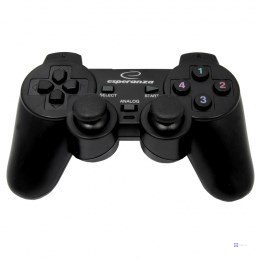 Gamepad Esperanza EG106 (PC, PS2, PS3; kolor czarny)
