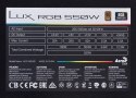 Zasilacz Aerocool LUX AEROPGSLUXRGB-550 (550 W; 120 mm)
