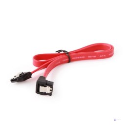 Kabel SATA DATA III (6GB/S) 10cm kątowa CC-SATAM-DATA90-0.1M Gembird (czerwony)
